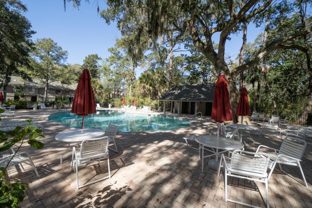 Golf View Two Bedroom With K Q And Fold Out Couch Bikes & Beach Gear Included Hilton Head Island Eksteriør billede